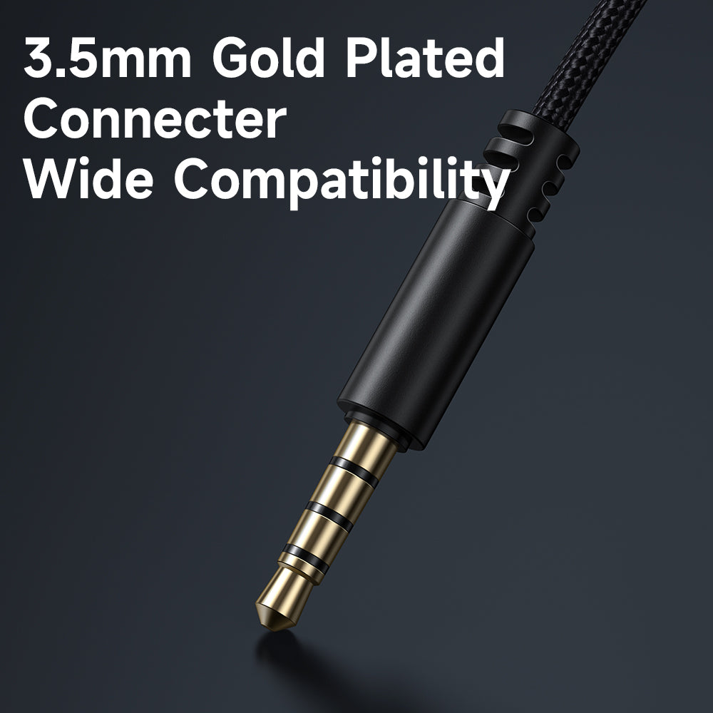 MCDODO HP-3500 MDD Wired Headphone with Microphone Volume Control 3.5mm Jack Stereo Sound Earphone MCDODO HP-3500 MDD Wired Headphone with Microphone Volume Control 3.5mm Jack Stereo Sound Earphone